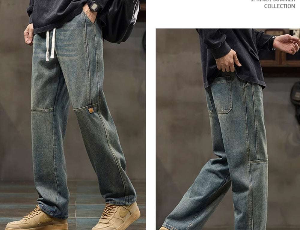 American-style Straight Loose Spring Fashion Brand Boys' Overalls - watkins innovators