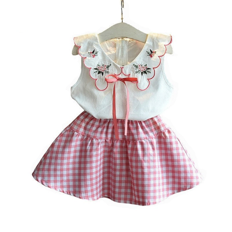 Kids Baby Girls Clothing Sets Summer TShirtsskirt Clothes - watkins innovators