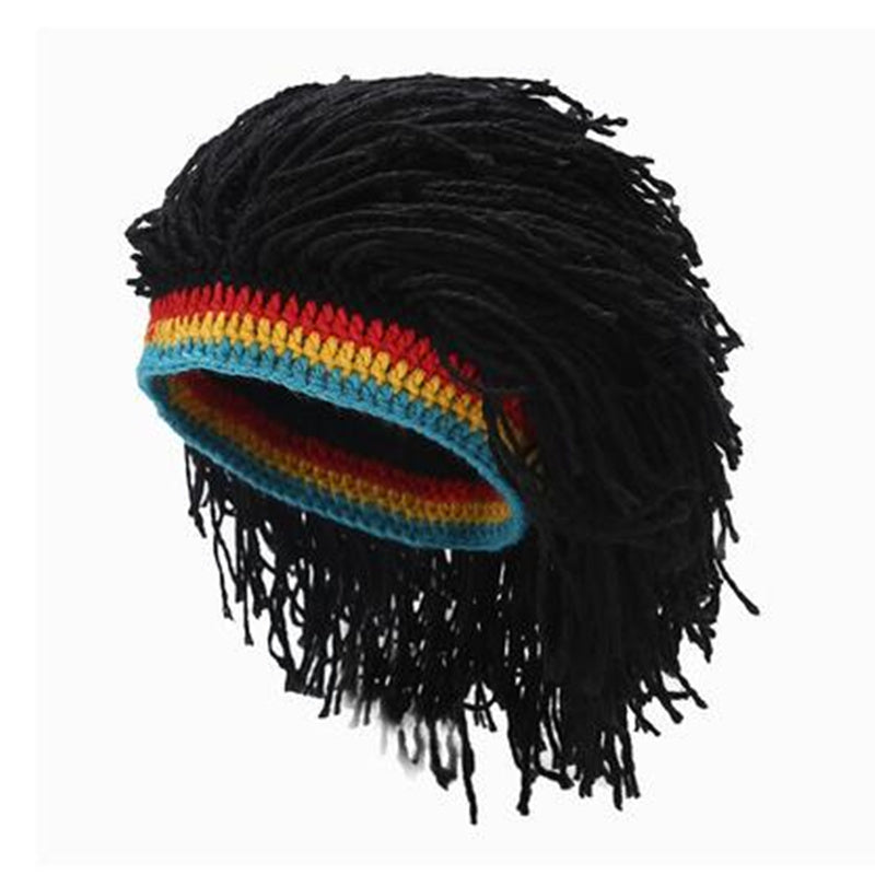 1Pc Reggae Jamaican Rasta Hat Dreadlocks Wig Caribbean Beret Cap Beret Dress Apparel Accessories Fashion Style New - watkins innovators