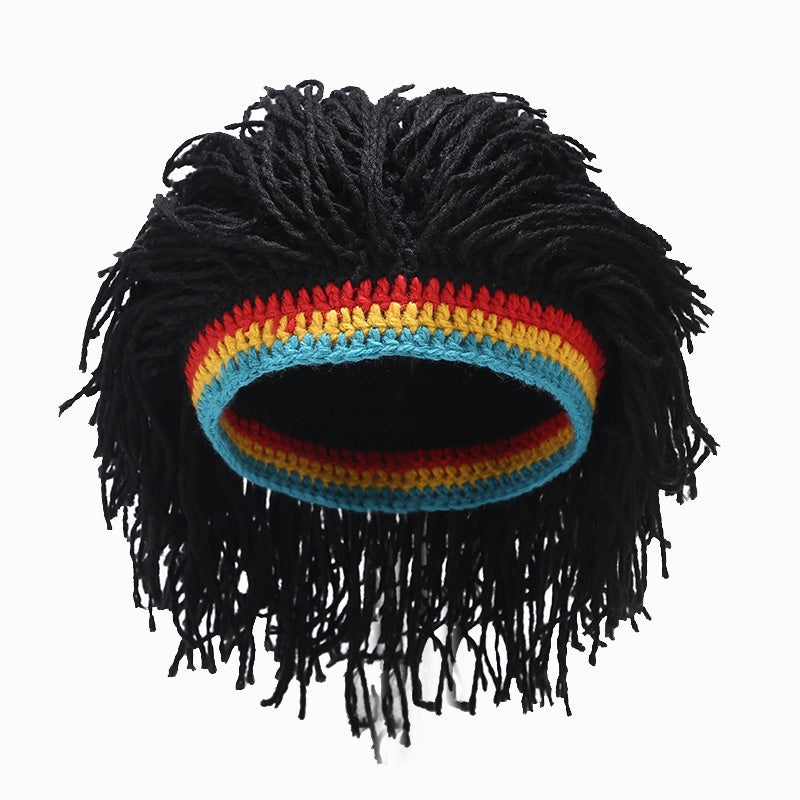 1Pc Reggae Jamaican Rasta Hat Dreadlocks Wig Caribbean Beret Cap Beret Dress Apparel Accessories Fashion Style New - watkins innovators