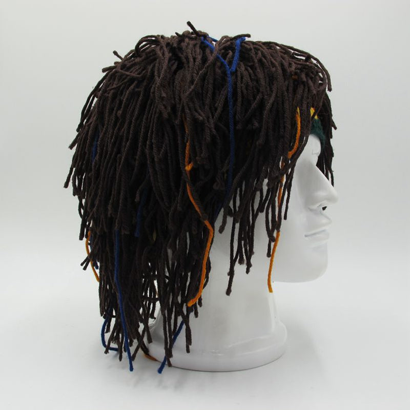 1Pc Reggae Jamaican Rasta Hat Dreadlocks Wig Caribbean Beret Cap Beret Dress Apparel Accessories Fashion Style New - watkins innovators