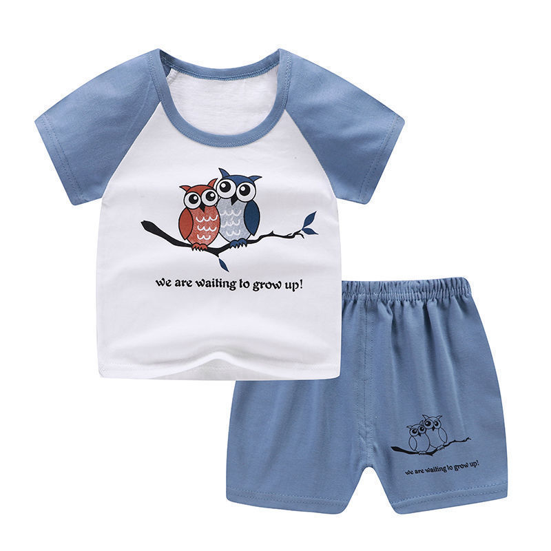 Summer Infant Newborn Baby Boy Clothes Children Clothing Set for Girls Kids T-Shirt Shorts 2PCS Outfits Cotton Casual Clothes - watkins innovators