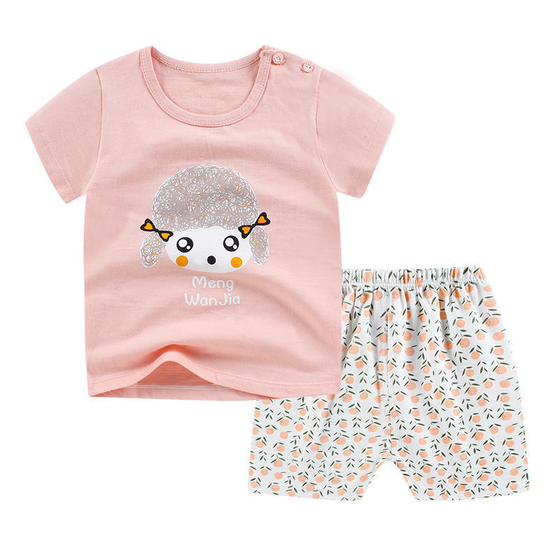 Summer Infant Newborn Baby Boy Clothes Children Clothing Set for Girls Kids T-Shirt Shorts 2PCS Outfits Cotton Casual Clothes - watkins innovators