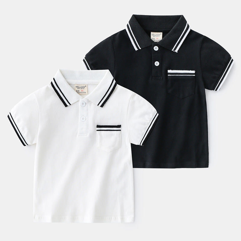 Boys' T-Shirt Summer Polo Shirt - watkins innovators
