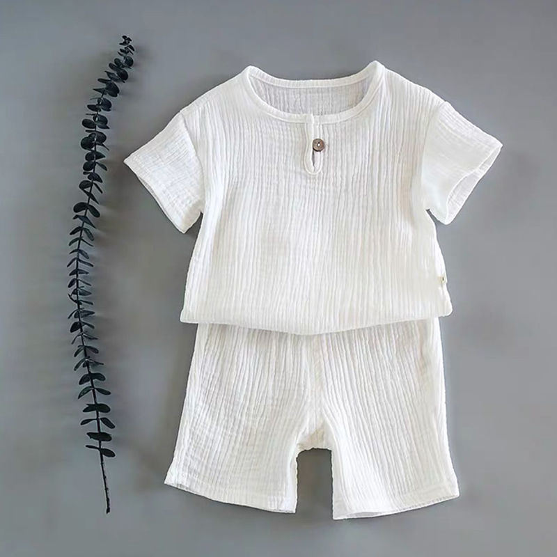 Boy And Girl Baby Short-sleeved Summer Suit - watkins innovators