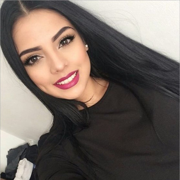 Black long straight hair wig cover - watkins innovators