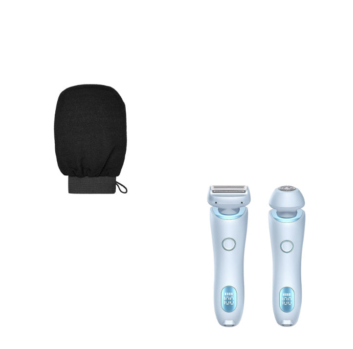 2 In 1 Hair Removal Epilator USB Rechargeable Trimmer Women Body Razor Face Leg Armpit Bikini Hand Pubic Shaver Hair Remover - watkins innovators