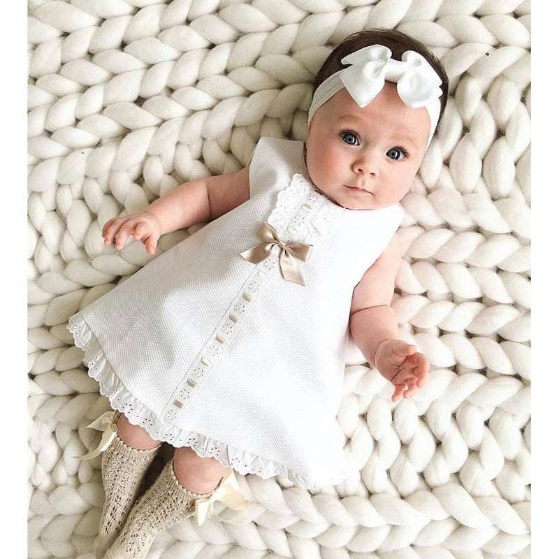 Girls baby sleeveless bow skirt - watkins innovators