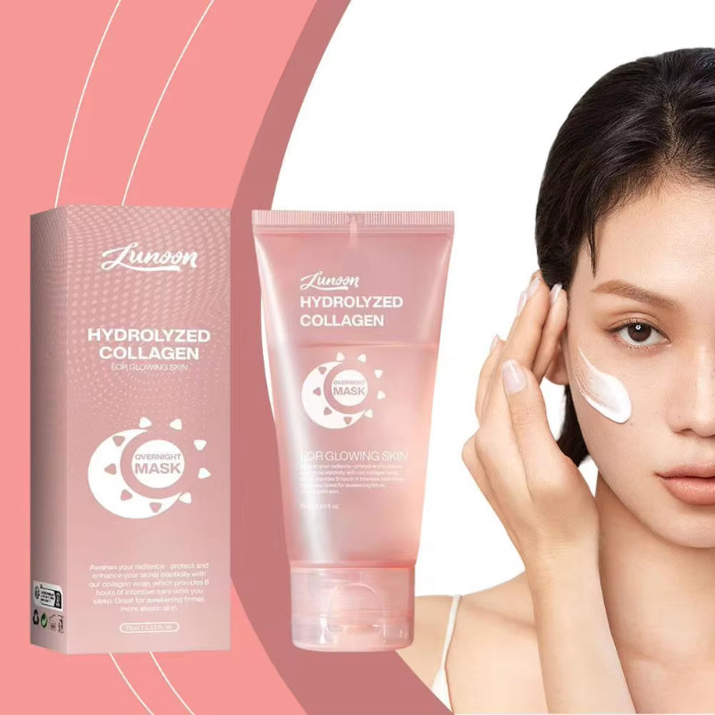Face Night Mask Collagen Wrapping Mask Natural Ingredients Firming Elasticity & Hydration Anti-wrinkle For Skin Care - watkins innovators