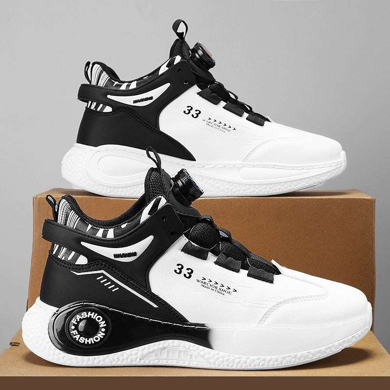 Autumn And Winter Youth Rotating Button Sports Running Shoes - watkins innovators