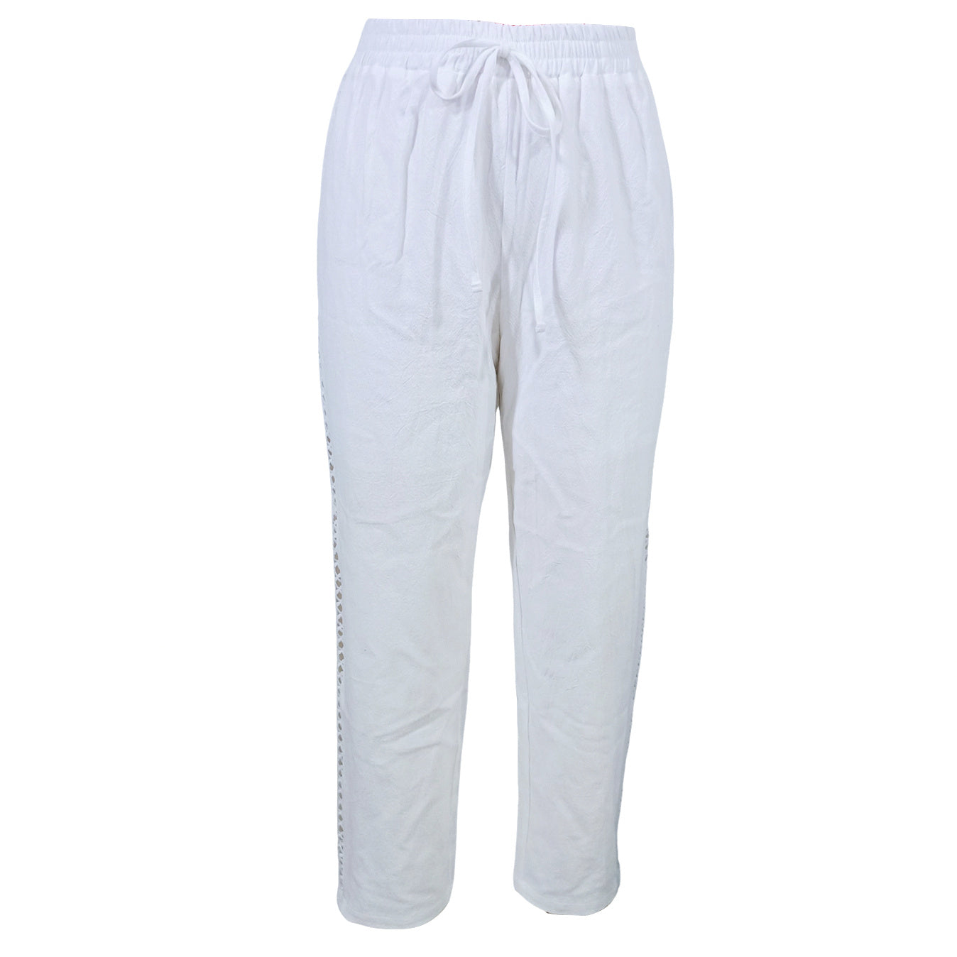 Ladies' Fashionable And Versatile Solid Color Simple And Versatile Casual Side Hollow Pants - watkins innovators