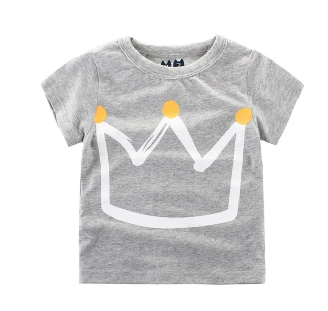 Children's Wear Summer New Korean Children's Boys Cotton T-shirt Men's Treasure In Children's Short Sleeves - watkins innovators
