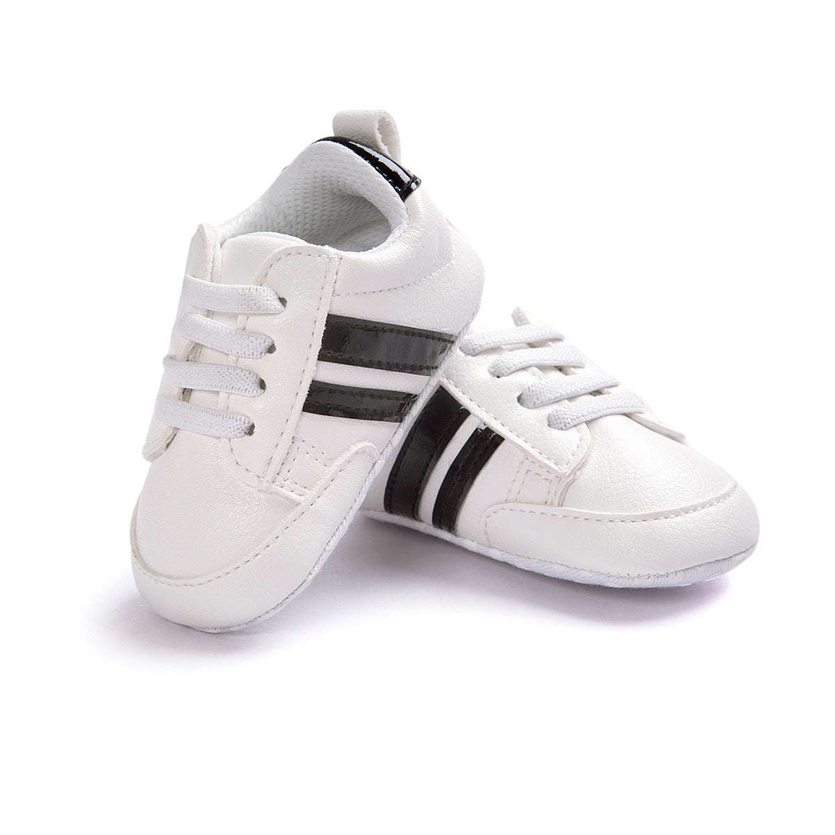 Baby Boy Girl Moccasins Shoes Infant PU Leather Non-slip Soft Newborn Sneakers - watkins innovators