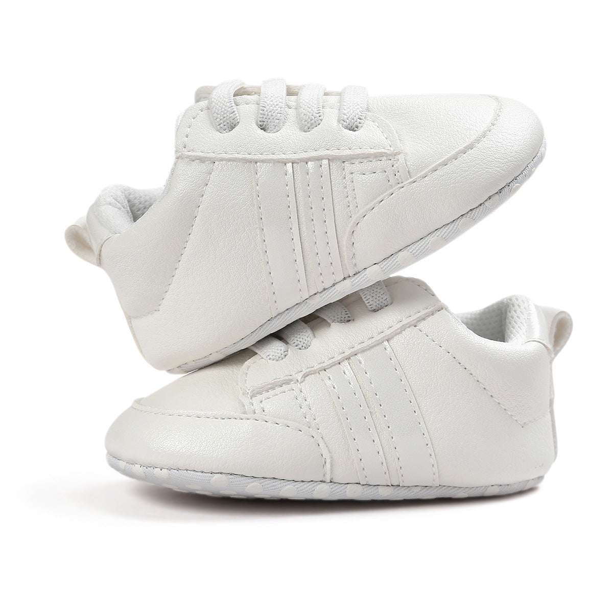Baby Boy Girl Moccasins Shoes Infant PU Leather Non-slip Soft Newborn Sneakers - watkins innovators
