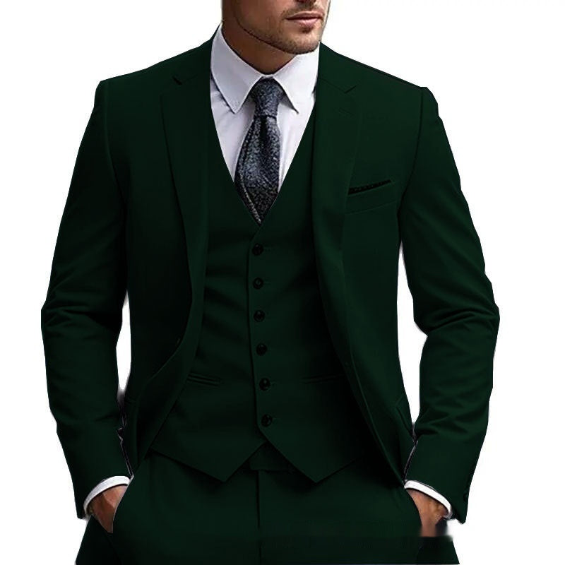 European And American Plus Fat Foreign Trade Plus Size Suit Three-piece Suit - watkins innovators