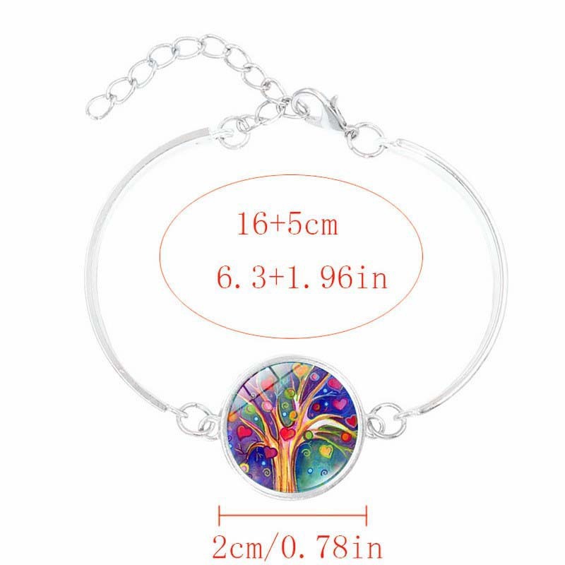Tree of Life Time Gemstone Stud Earrings - watkins innovators