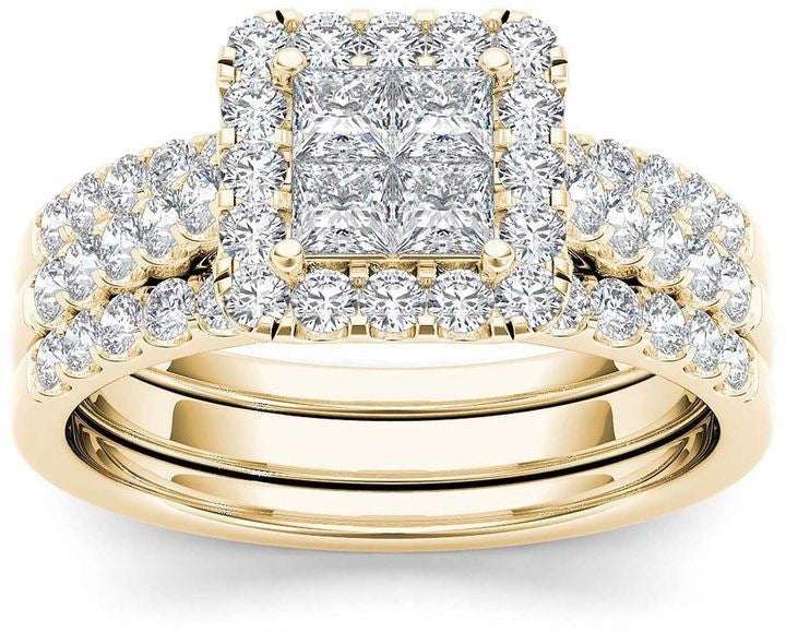 Gold-plated Inlaid Zircon Ring For Women - watkins innovators