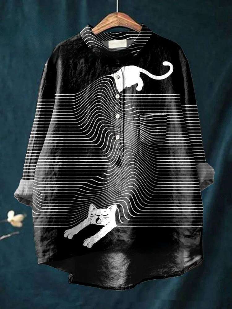 Ladies Fashion New Casual Shirt Animal Print Shirt - watkins innovators