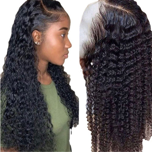 Brazilian Kinky Curly Lace Front Human Hair Wigs - watkins innovators