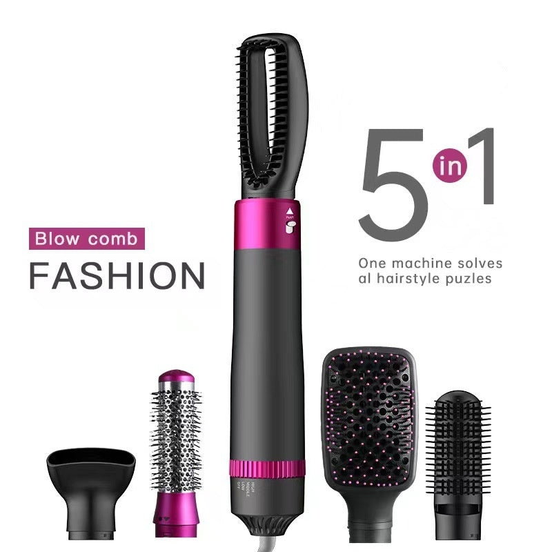 Professional 5 In 1 Hair Dryer Brush Dryer And Straightening Brush Electric Hair Styling Tool Automatic Hair Curler Beauty Supplies Gadgets - watkins innovators