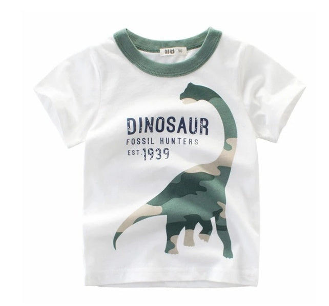 Children's Wear Summer New Korean Children's Boys Cotton T-shirt Men's Treasure In Children's Short Sleeves - watkins innovators