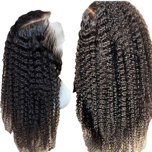 Brazilian Kinky Curly Lace Front Human Hair Wigs - watkins innovators