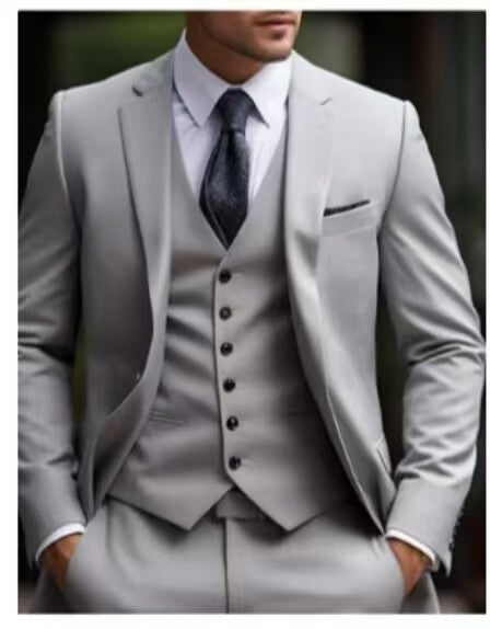European And American Plus Fat Foreign Trade Plus Size Suit Three-piece Suit - watkins innovators