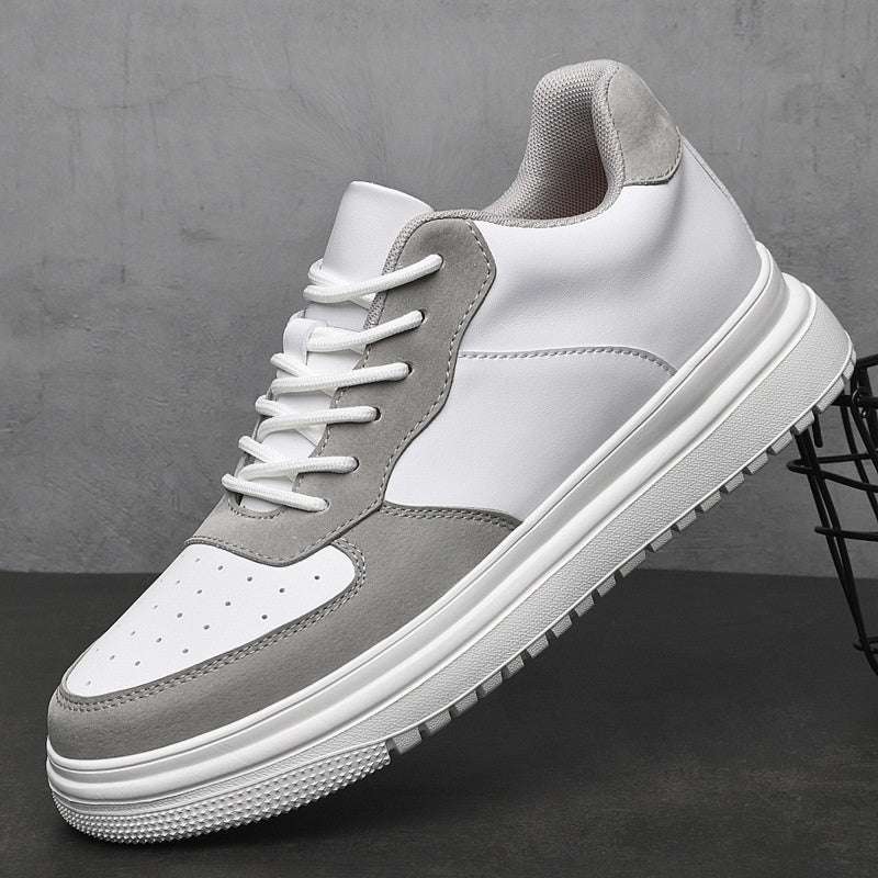 Summer Breathable Invisible Height Increasing Insole Men's Spring Soft Bottom Skateboard Shoes - watkins innovators