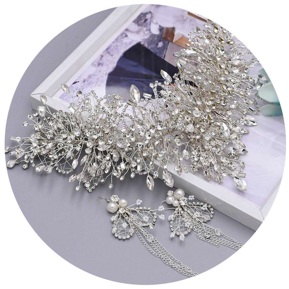 Bridal Tiara Wedding Crystal Crown Handmade Accessories - watkins innovators