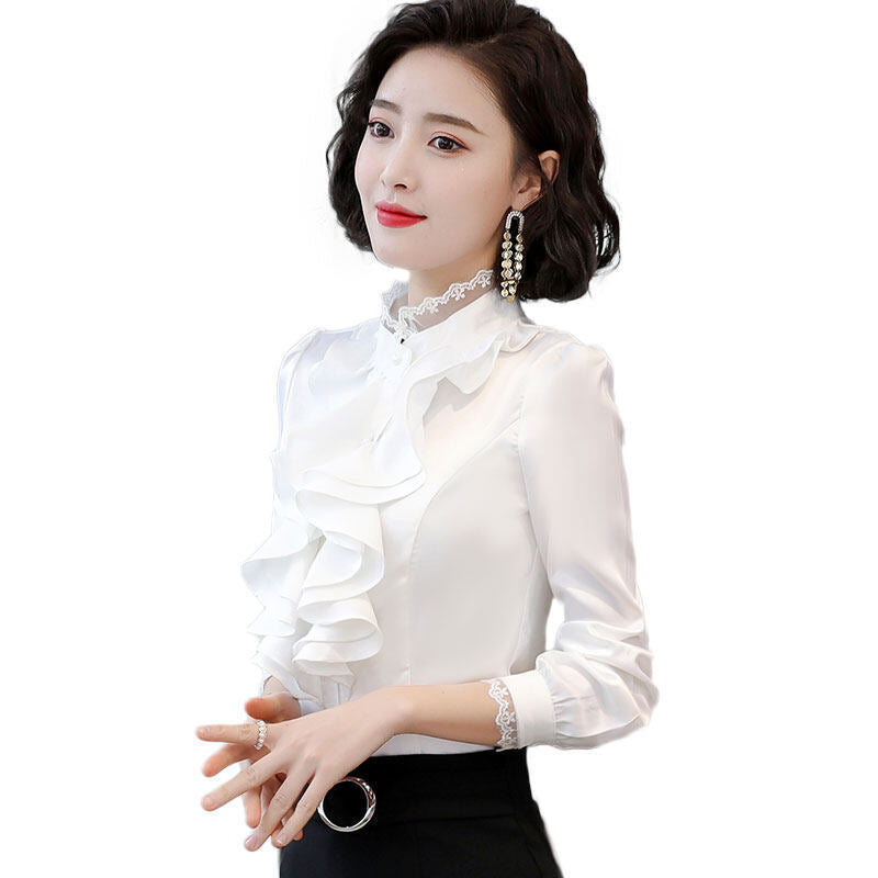 Women's Shirt Fashionable Fleece-lined Padded Top Bottoming Shirt - watkins innovators