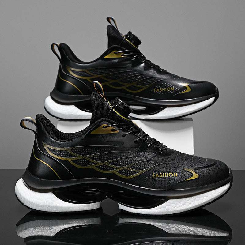Rotating Button Running Sneaker Men - watkins innovators