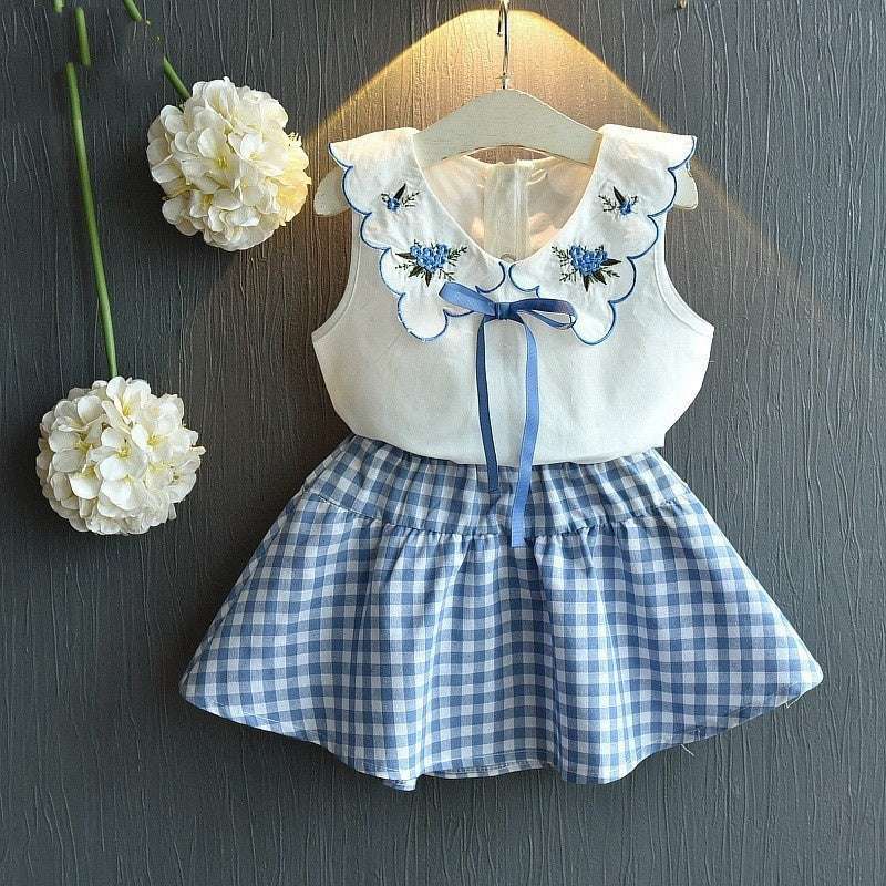 Kids Baby Girls Clothing Sets Summer TShirtsskirt Clothes - watkins innovators