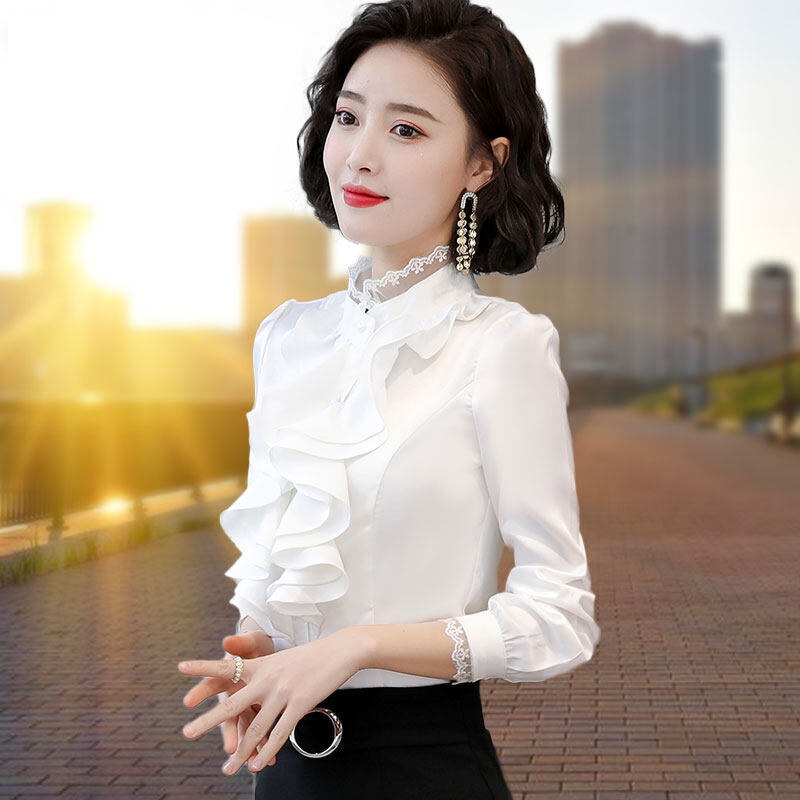 Women's Shirt Fashionable Fleece-lined Padded Top Bottoming Shirt - watkins innovators