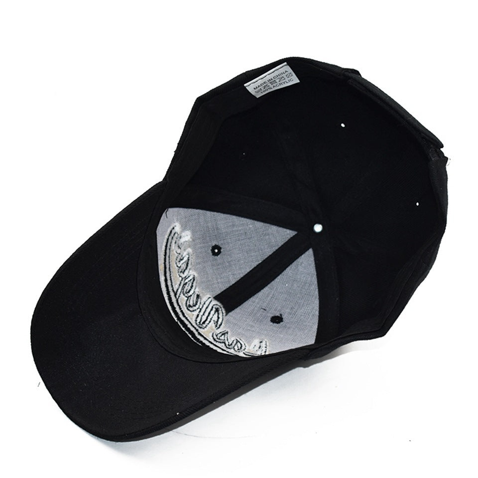 Letter embroidered baseball cap - watkins innovators