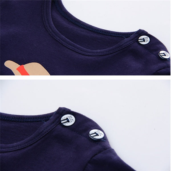 Cartoon Clothing Baby Boy Summer Clothes T-shirt Baby Girl Casual Clothing Sets - watkins innovators
