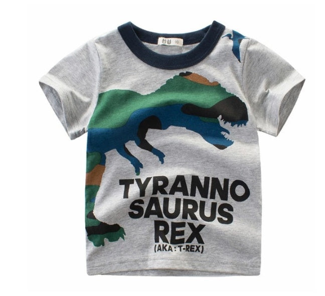 Children's Wear Summer New Korean Children's Boys Cotton T-shirt Men's Treasure In Children's Short Sleeves - watkins innovators