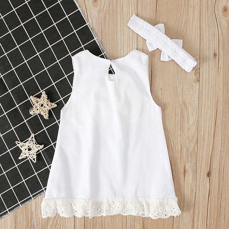 Girls baby sleeveless bow skirt - watkins innovators