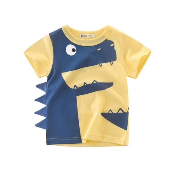 Children's Wear Summer New Korean Children's Boys Cotton T-shirt Men's Treasure In Children's Short Sleeves - watkins innovators