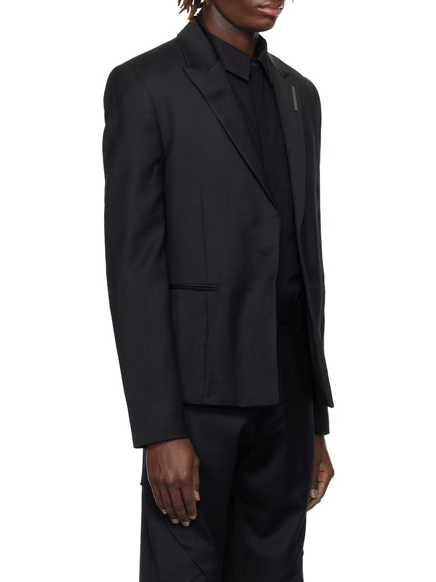 Men's Black Classic Blazer & Wide Leg Pants Set - watkins innovators