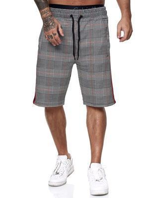 Casual Sports Checkered Striped Fashionable Slim Fit Shorts - watkins innovators