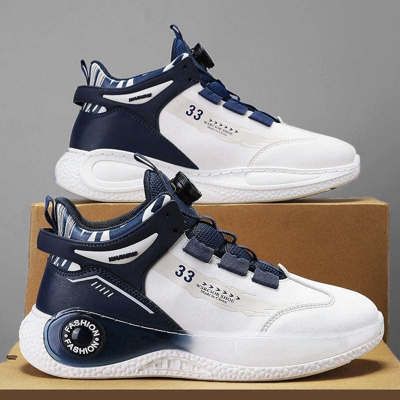 Autumn And Winter Youth Rotating Button Sports Running Shoes - watkins innovators
