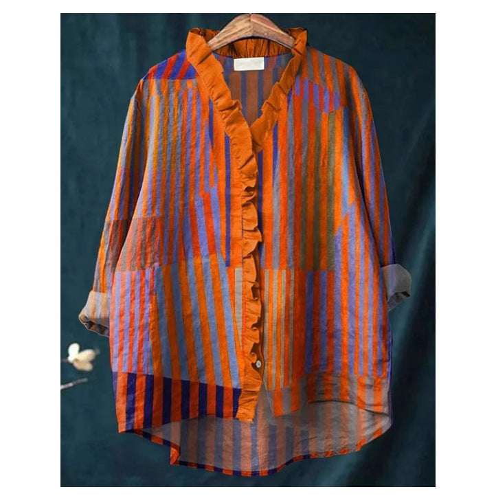 Loose Print Crew Neck Casual Plus Size Women's T-shirt - watkins innovators