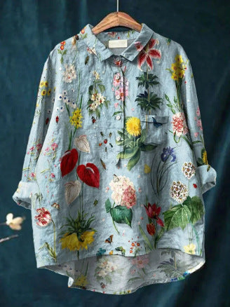 Ladies Fashion New Casual Shirt Animal Print Shirt - watkins innovators