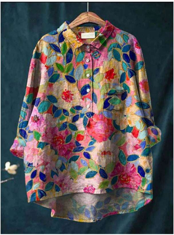 Ladies Fashion New Casual Shirt Animal Print Shirt - watkins innovators