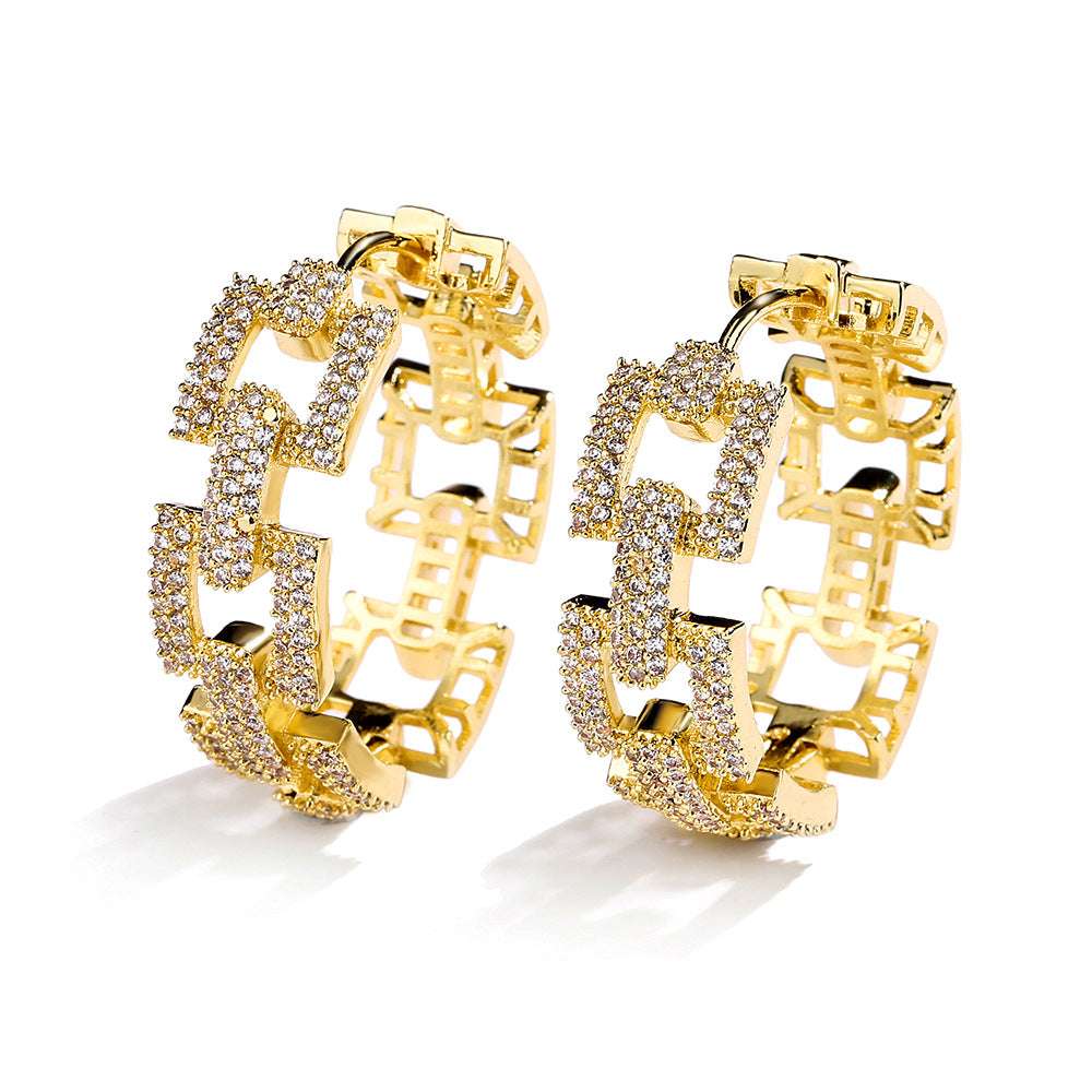 Women's Affordable Luxury Fashion Zircon Earrings - watkins innovators