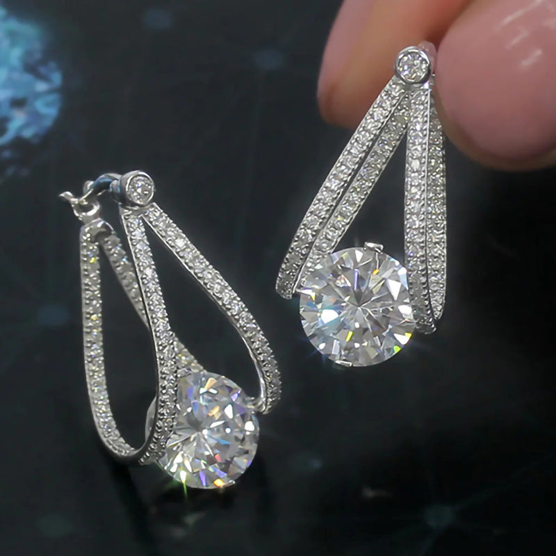 French Chinese Valentine's Day Zircon Earrings - watkins innovators