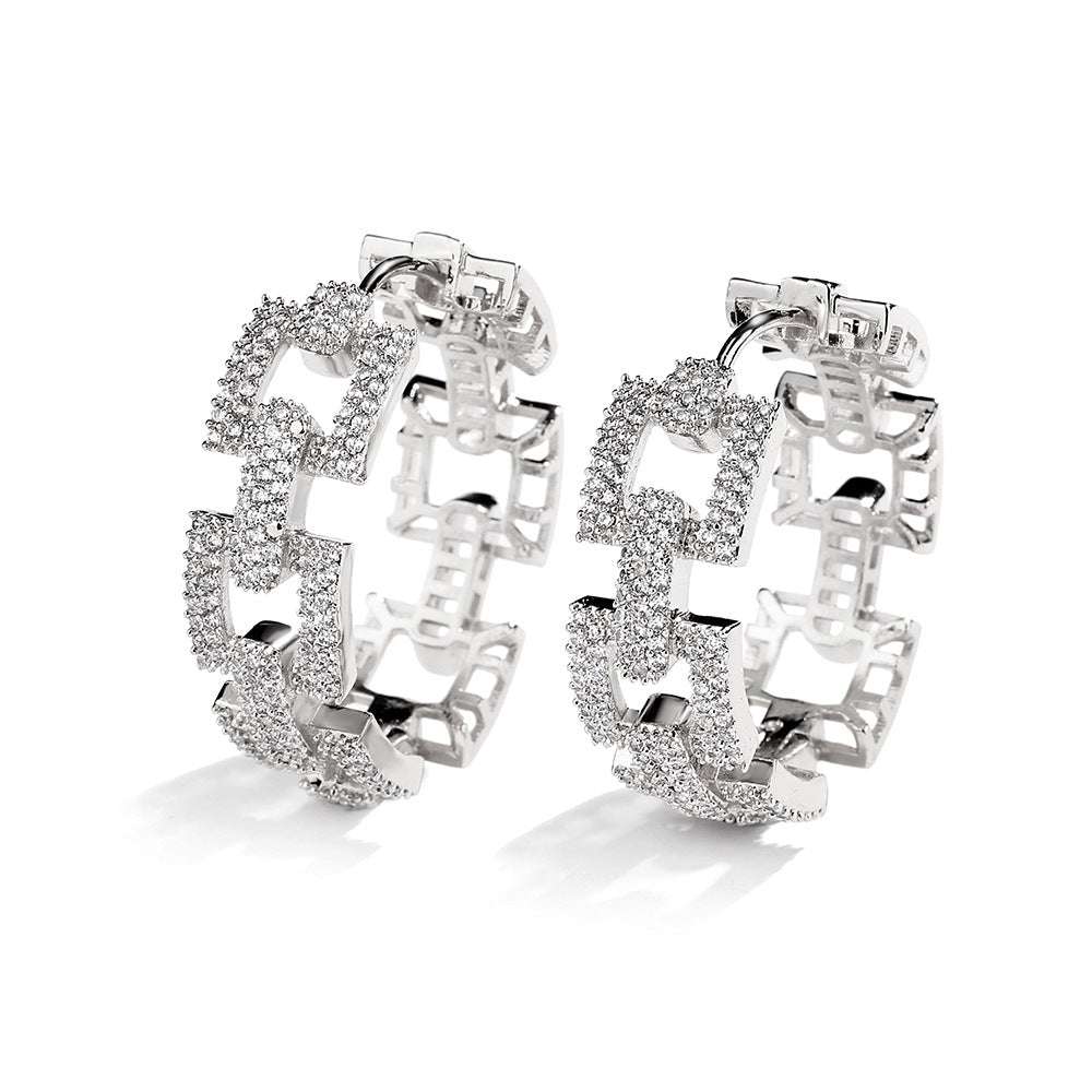 Women's Affordable Luxury Fashion Zircon Earrings - watkins innovators