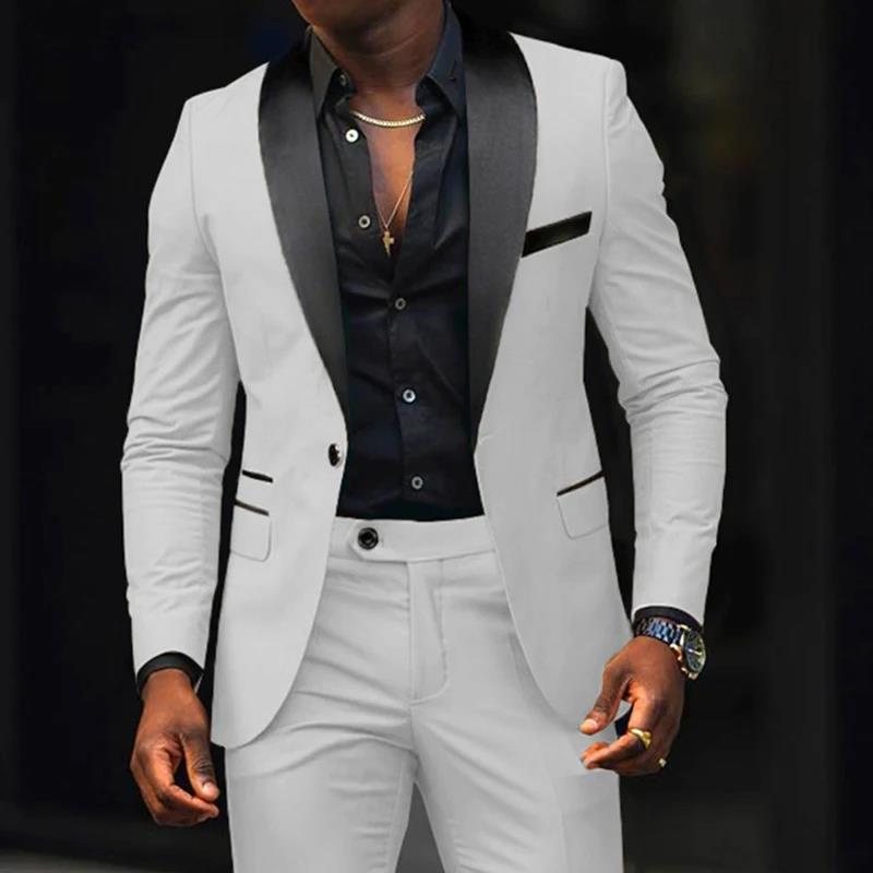 Men's Business Casual Suit Coat Trouser Suit - watkins innovators