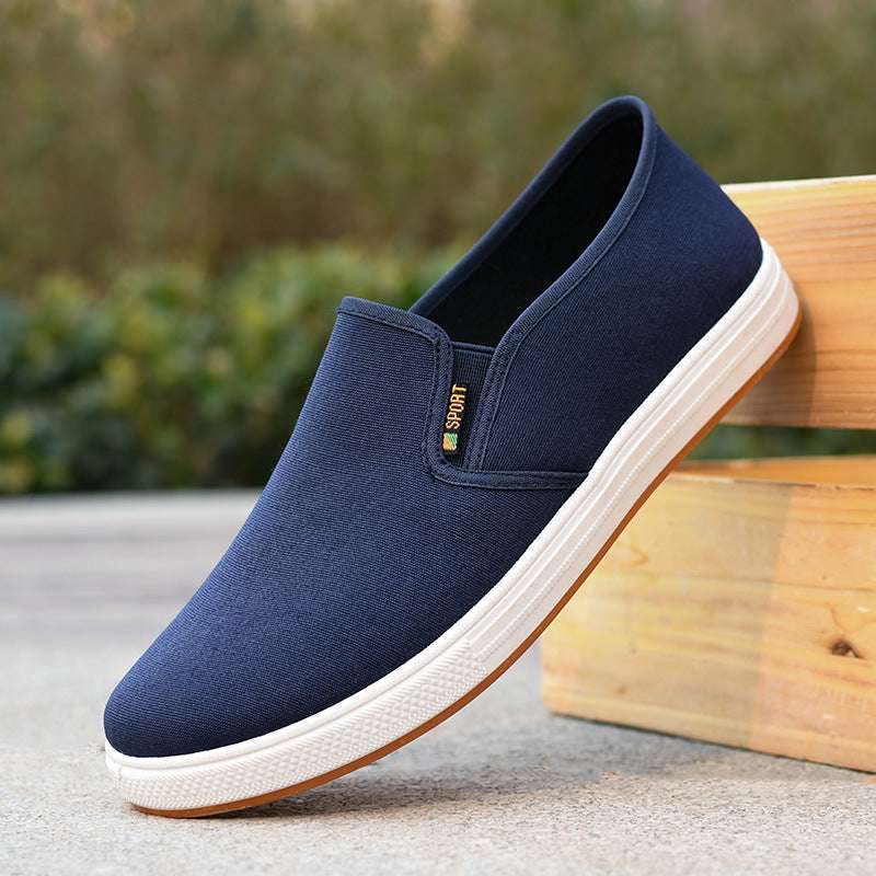 Low-top Men's Cloth Shoes Men's Slip-on Canvas - watkins innovators
