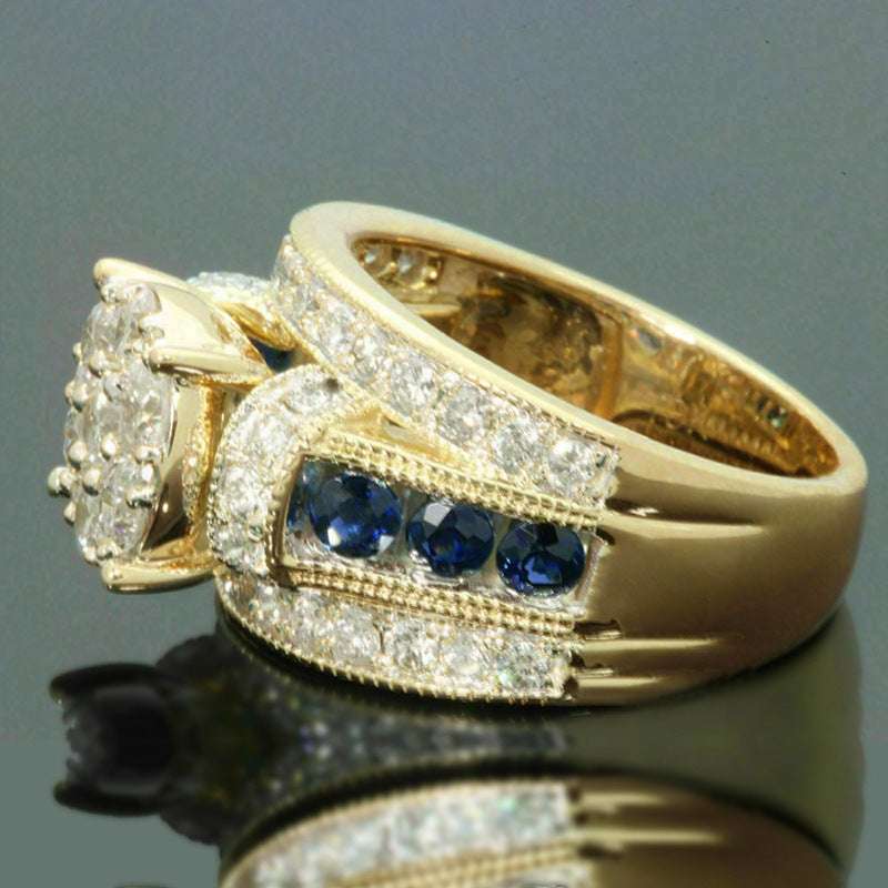 High Luxury Banquet Shiny Ring Fashion Popular Dress Matching Ring - watkins innovators
